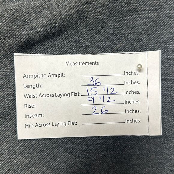 Michael Kors Stretchy Pull on Leggings Skinny Pants Sz LP Charcoal/Gray - Picture 8 of 8